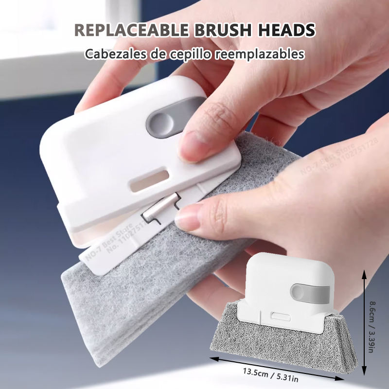 Gap-Reinigungsbürste, Fenster-Aussparungs-Reinigungsbürste, Multifunktions-Reinigungswerkzeug für die Küche, Allzweck-Gadget, minimalistisches Design
