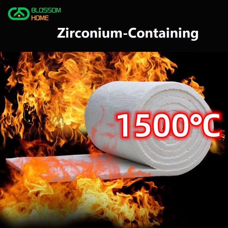 High Temperature Resistance 1500℃ Zirconium Bearing Ceramic Fiber Blanket Fire Resistant Insulation Cotton Used In Industry