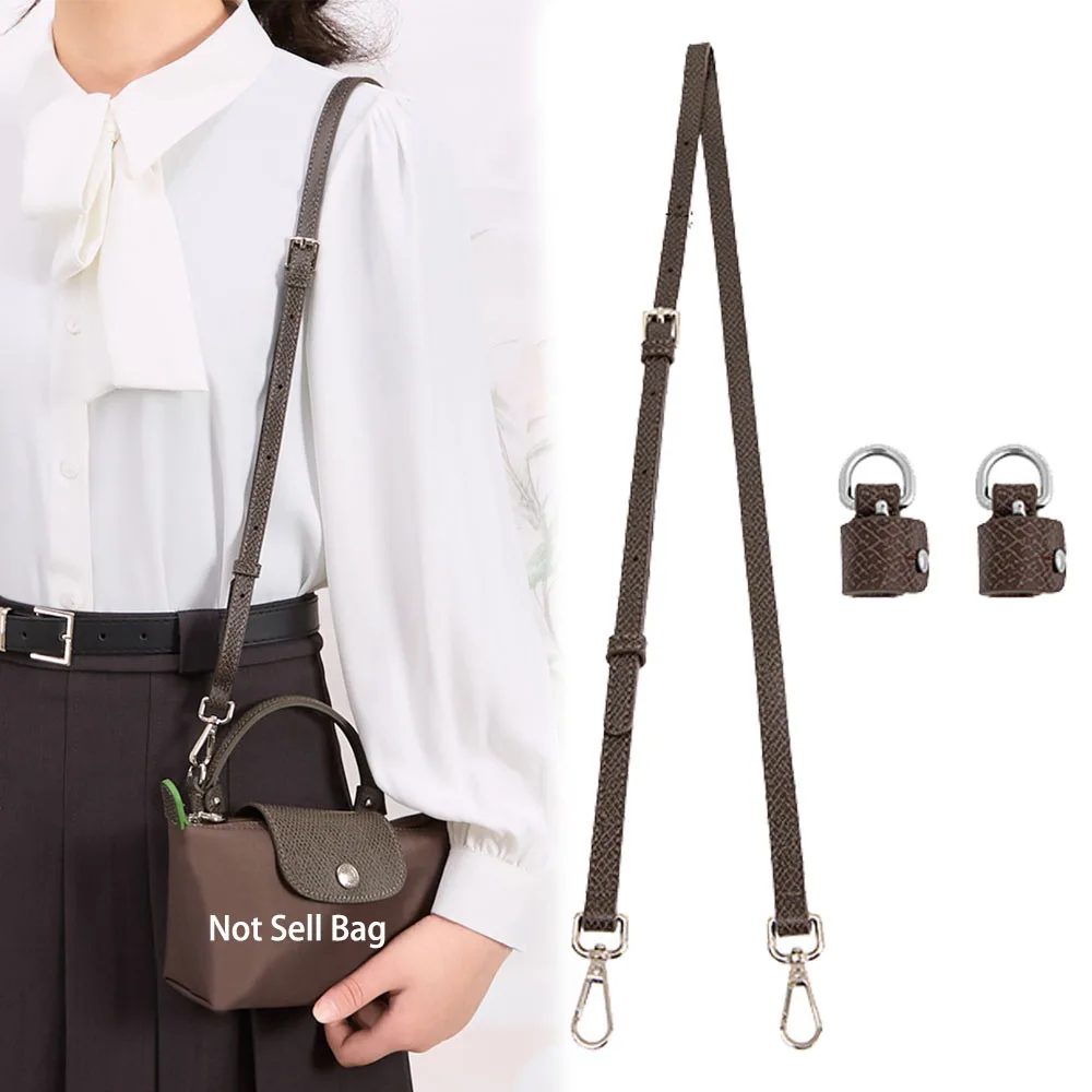 1 Set Tracolla per borsa per LONGCHAMP Mini Tracolla in pelle senza punzonatura Set Trasformazione Tracolla Accessori per borse