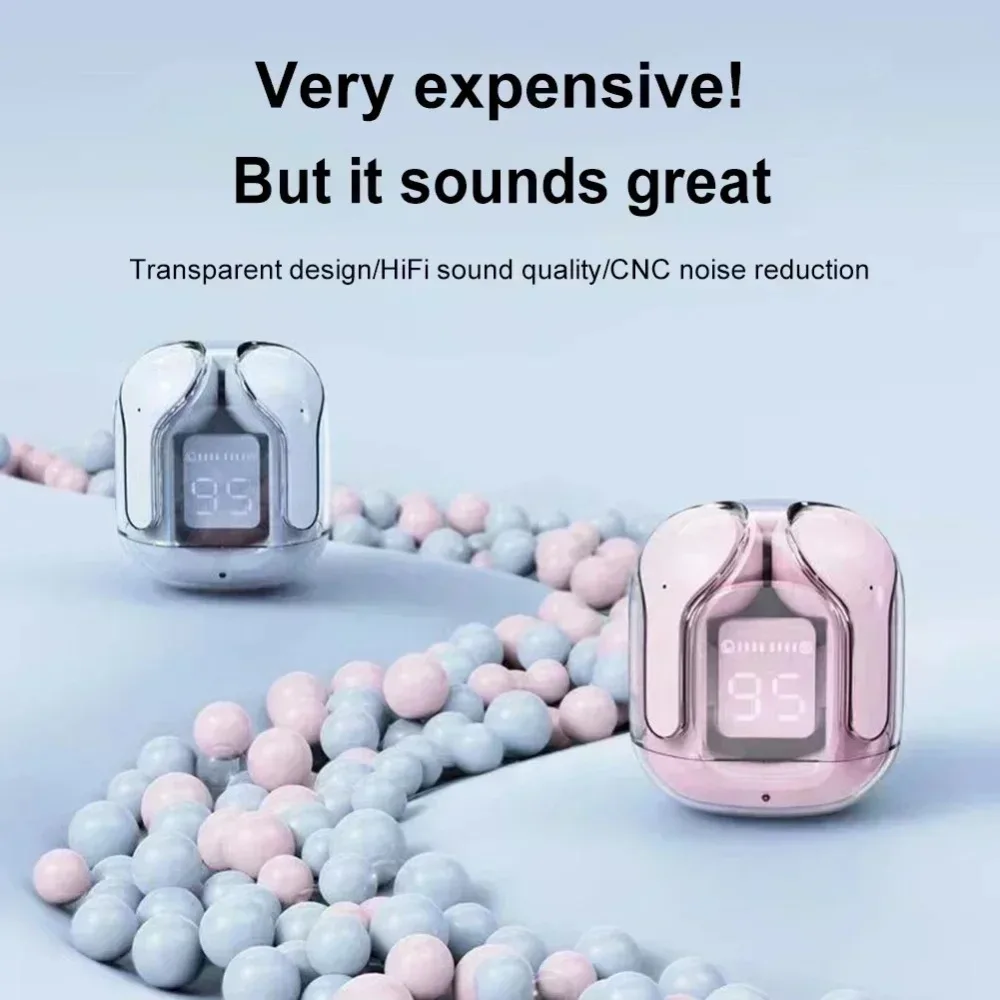 T2 ワイヤレスミニイヤホン LEDパワーデジタルディスプレイ TWS ワイヤレスヘッドセット ステレオサウンド Bluetoothヘッドホン 5.3