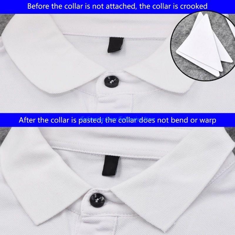 573b 30 stks kraagsticker voor netjes shirt uiterlijk kraag vormslag stokkussen