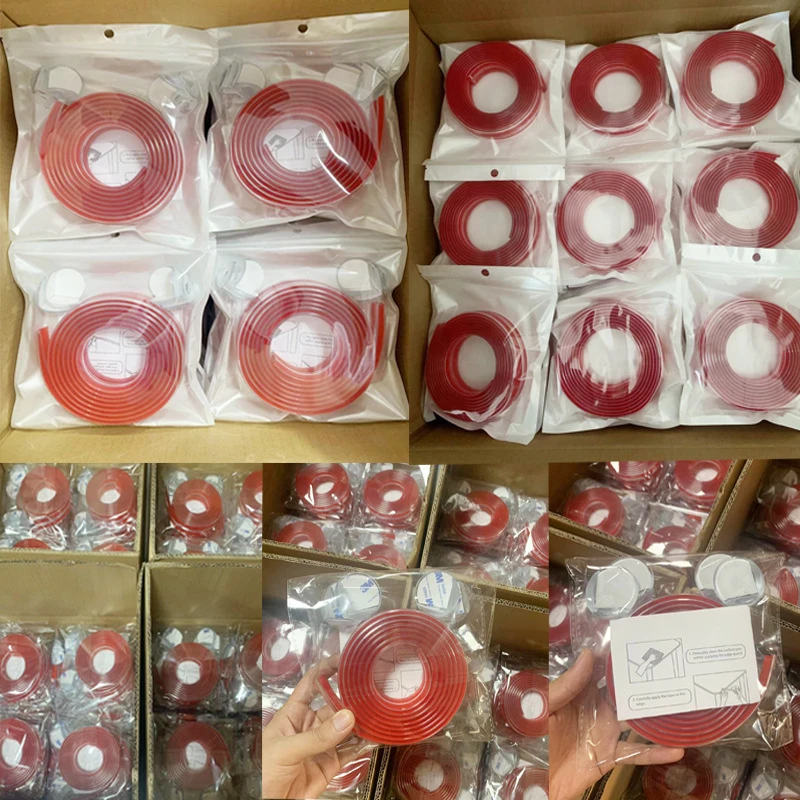 แถบกันชนมุมเฟอร์นิเจอร์กันขอบโต๊ะแบบ1/2/3M มีกาวในตัวป้องกันเด็กกันการชนความปลอดภัยของเด็กแบบนิ่ม