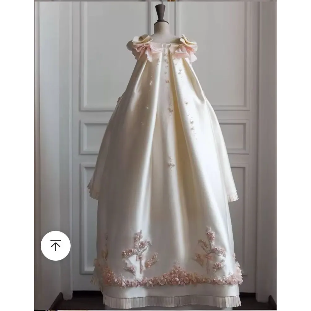 Robes à fleurs personnalisées pour bébé fille, jolie robe de bal pour fête d'anniversaire pour enfants, jak dleя дев®чки 2025