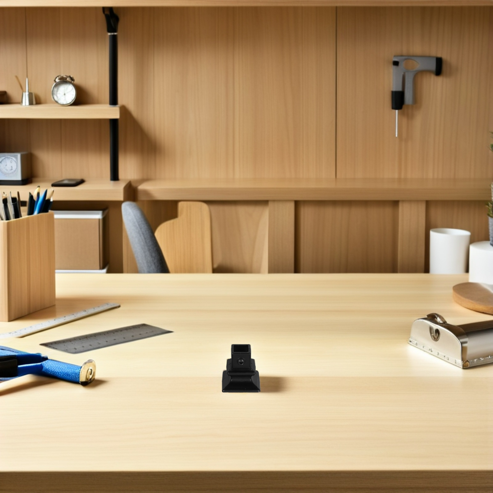 2pcs Stair Handrail Accessories Heavy Duty Iron Baluster Support Collars For Deck Railing Post Base Cover Staircase Repair Mount