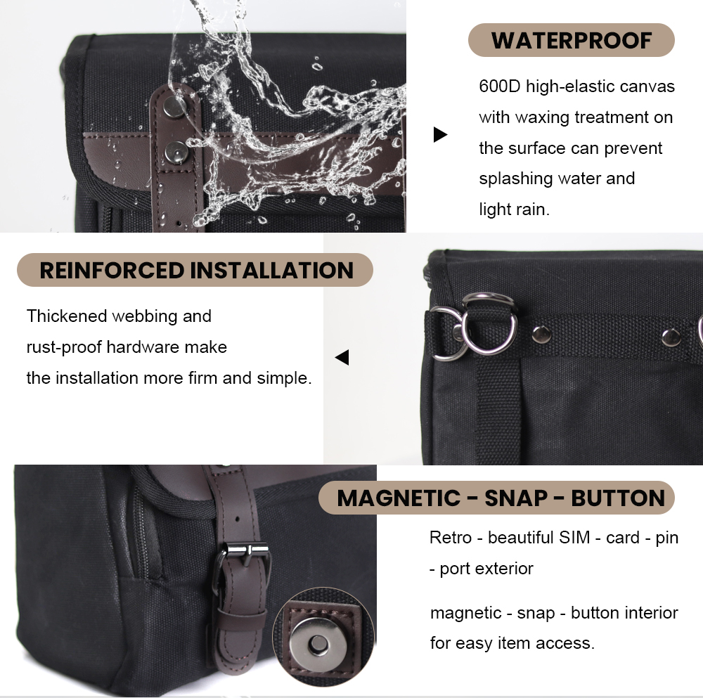 Motorcycle Tool Bag Handlebar Bag Motorcycle Saddle Bag Luggage Pouch For Harley Electric car side bag motorcycle head bag