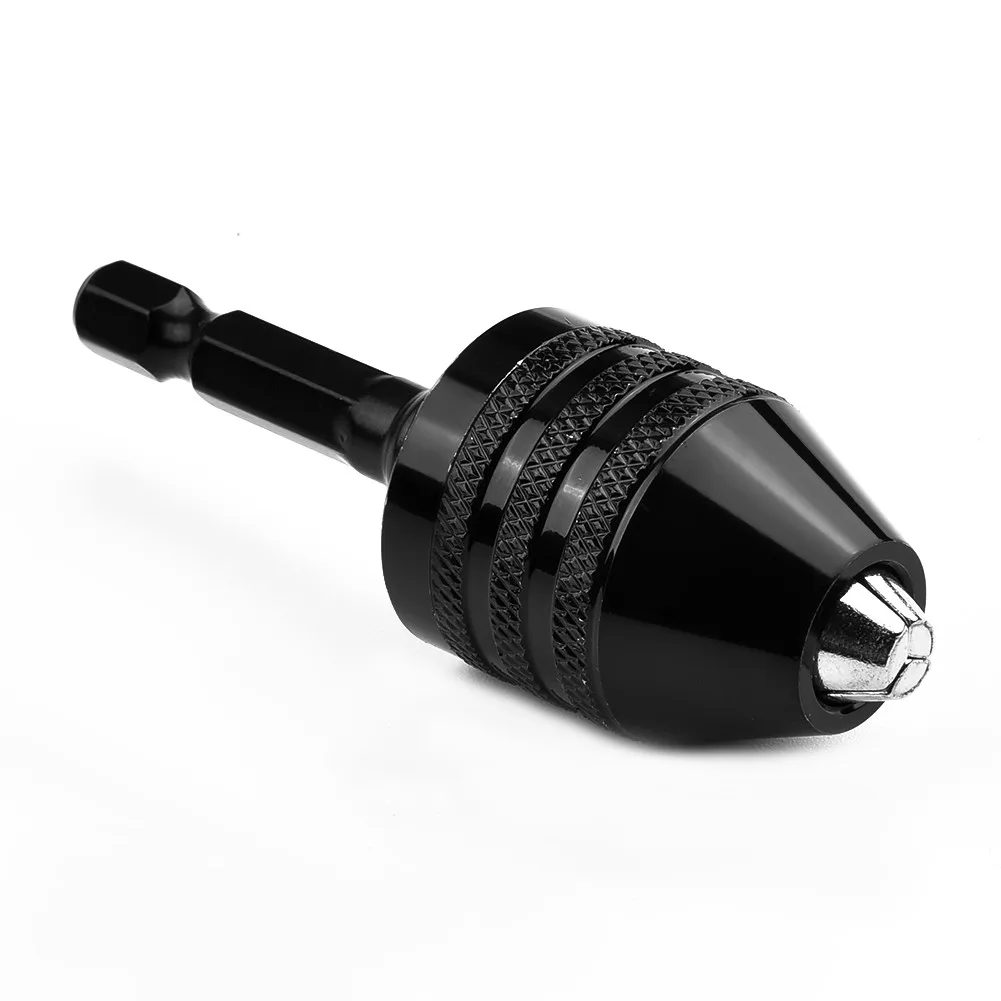 0.3-8mm Mini Mandrino autoserrante Punte da trapano elettriche Pinze Strumenti di fissaggio Convertitore a cambio rapido con codolo esagonale da 1/4 di pollice