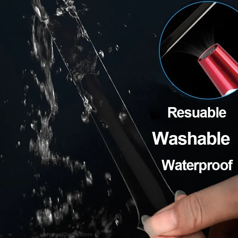 Nano cinta adhesiva de doble cara potente, pegatinas para espejo de pared, cinta autoadhesiva impermeable, suministros navideños para el hogar