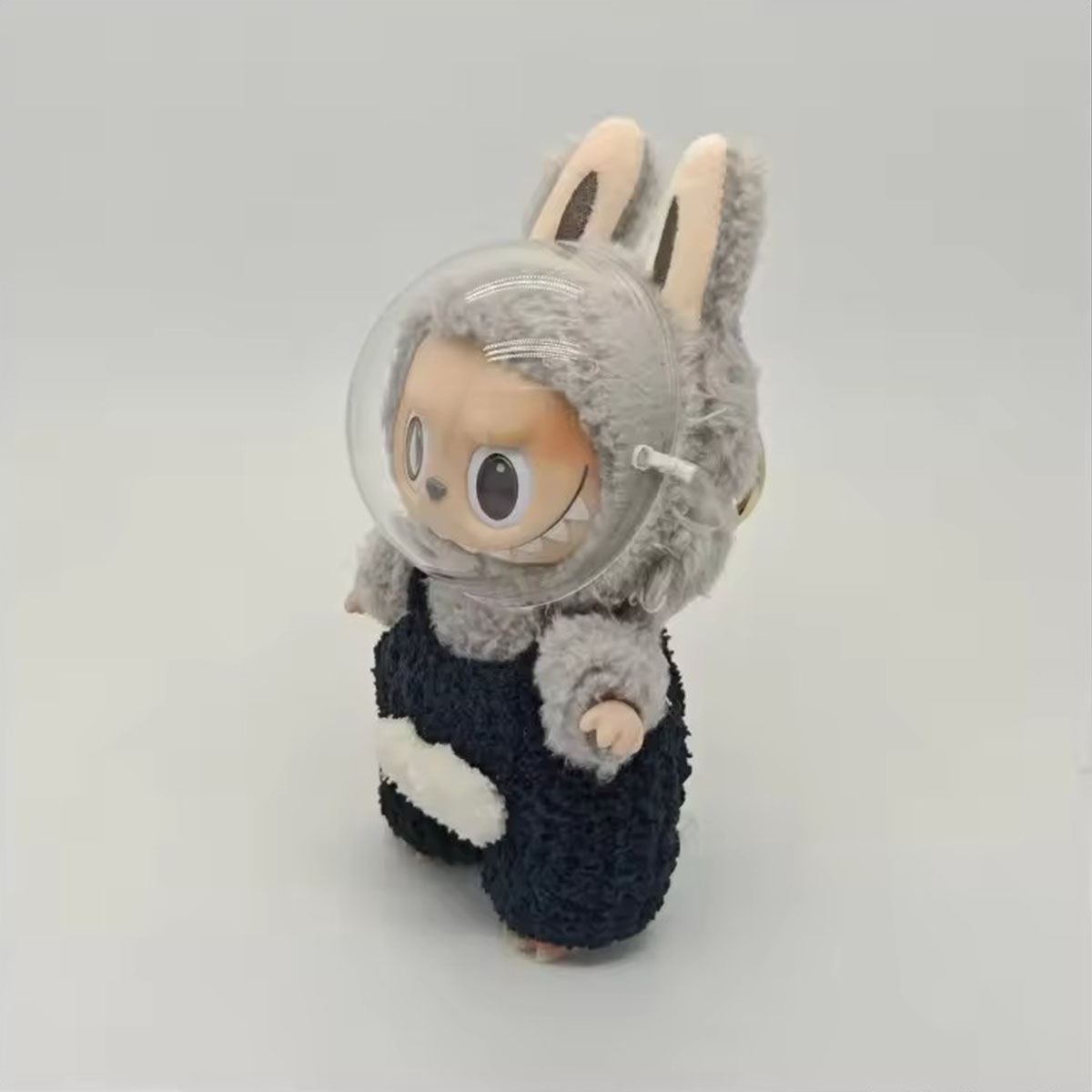 Transparant gezichtsmasker voor mini pluche pop Labubu Idol Kpop pop vinyl speelgoed gelaatsscherm popaccessoires Houd pop gezicht schoon