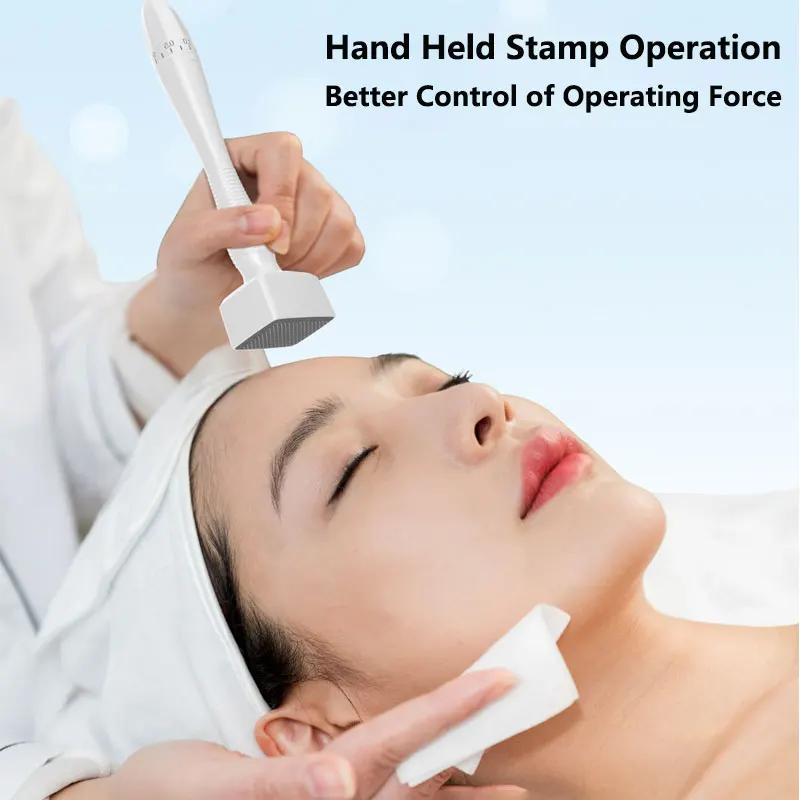 140er verstellbarer Microneedling-Derma-Stempel aus Titan, steril, für Gesicht, Brot, Hautpflege, Haarwachstum