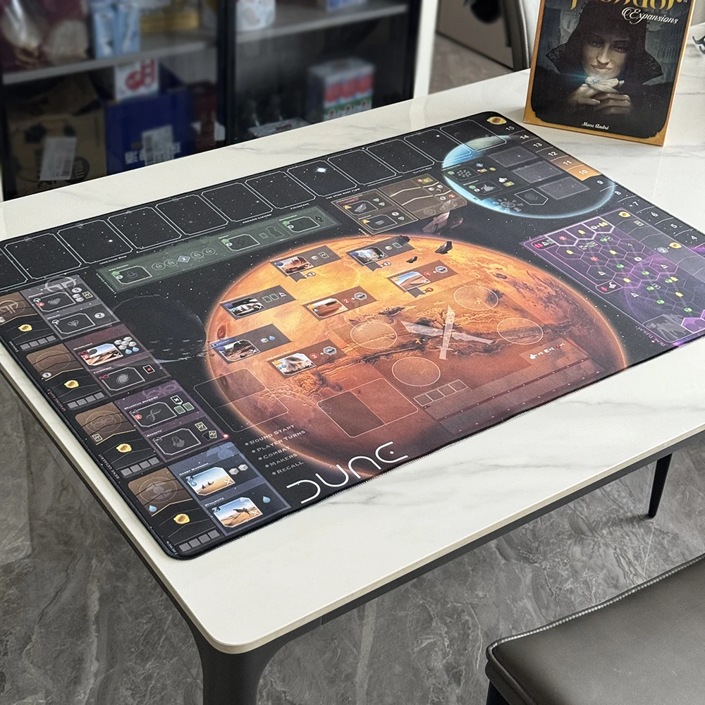 Игровой коврик Dune Imperium Rise of IX Immortality, игровой коврик для настольной игры, коврик для стола, резиновый материал, размер 90 см x 60 см, очень большой размер, огромный
