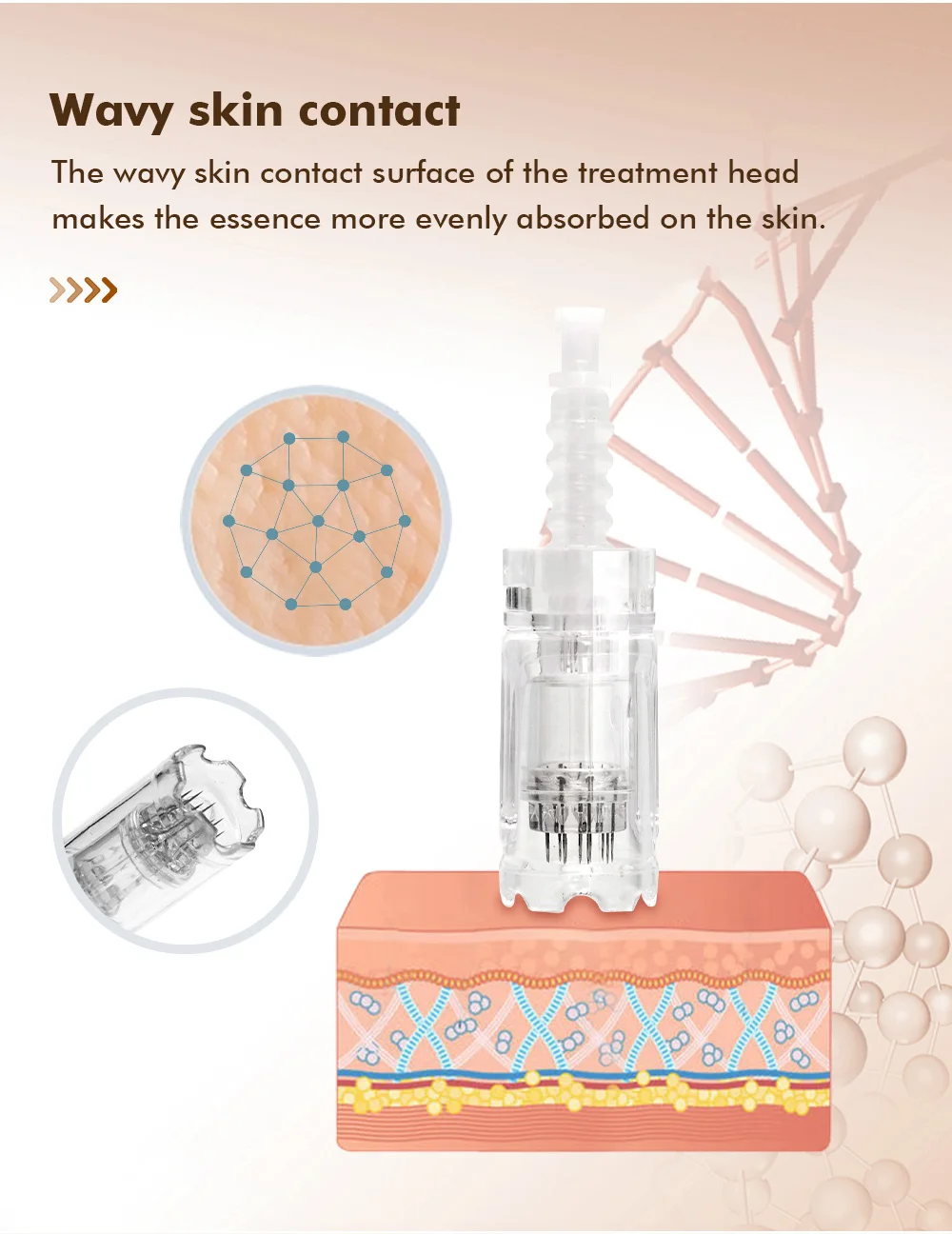 Dr. Bút A10 Microneedling Kim Hộp 10 Chiếc 12 Pin 24 Pin 36 Chân 42 Pin Tròn Nano 3D Nano 5D nano Thay Thế