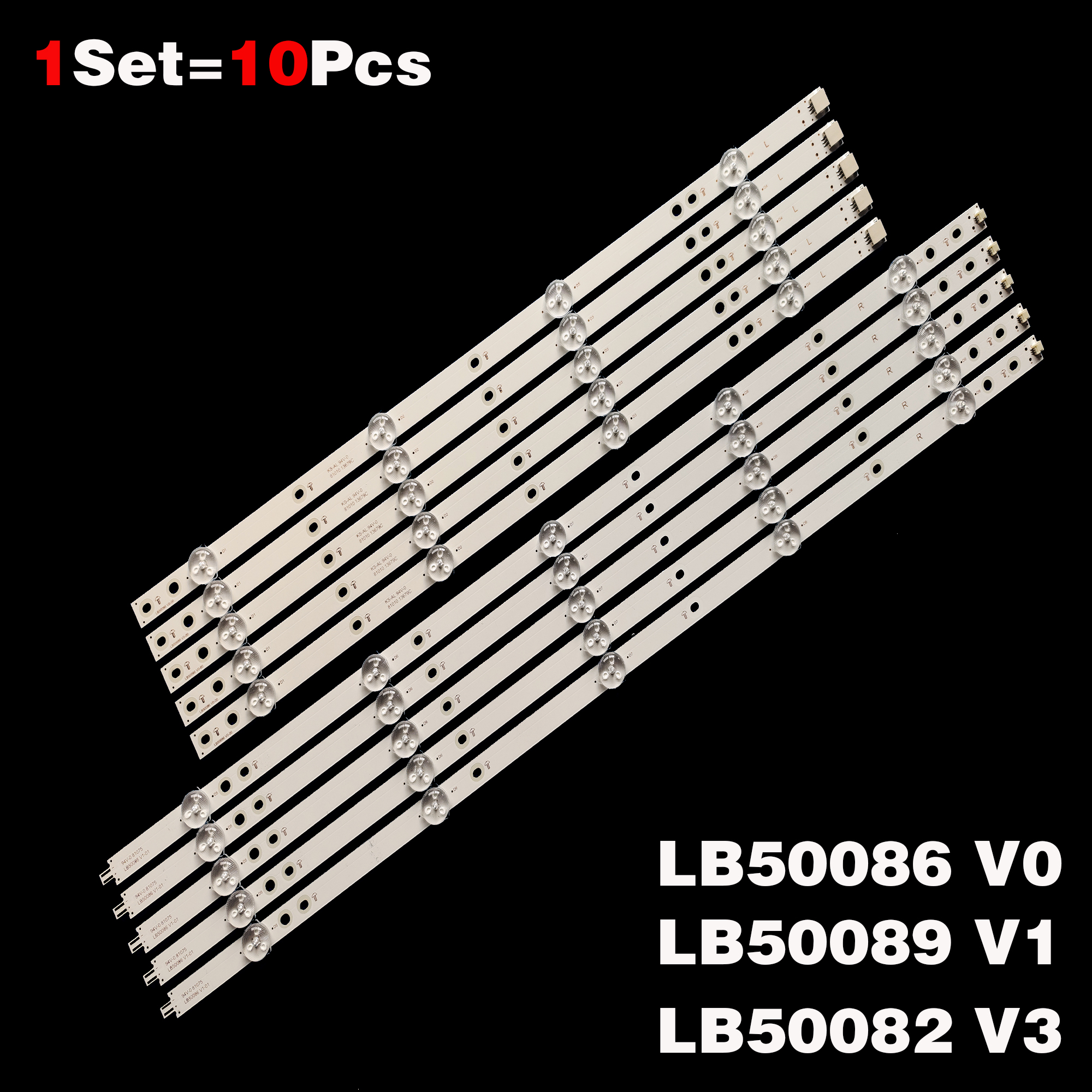 Светодиодная лента подсветки для LB50086 LB50089 LB50082 V1_00 V0_00 V1 50PUS6162/12 50PUS6272 50PUS6703 50PUS6753 15626A 15627B