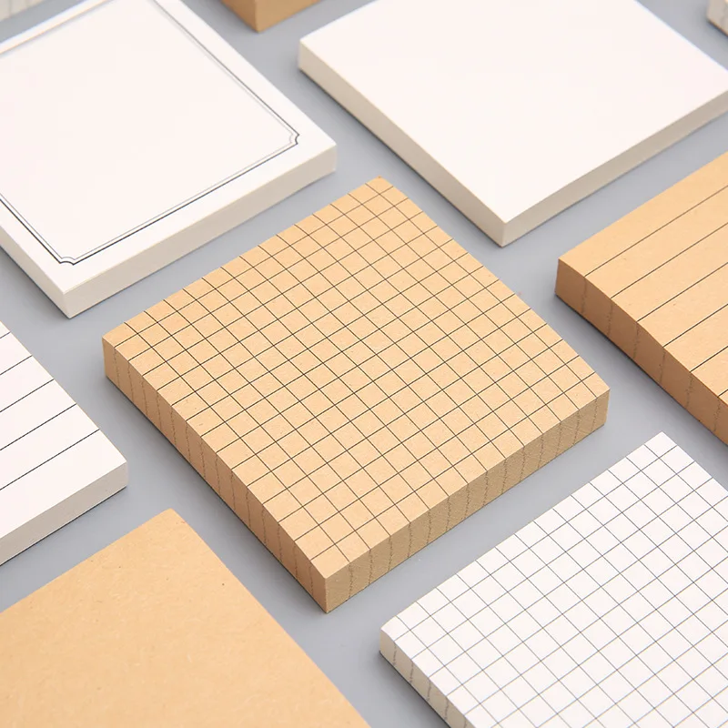 80 Sheets Memo Pad Sticky Notes Planner Stickers Writing Pads Office Supplies Notebook Sticky Notes To Do List Memo Stationery