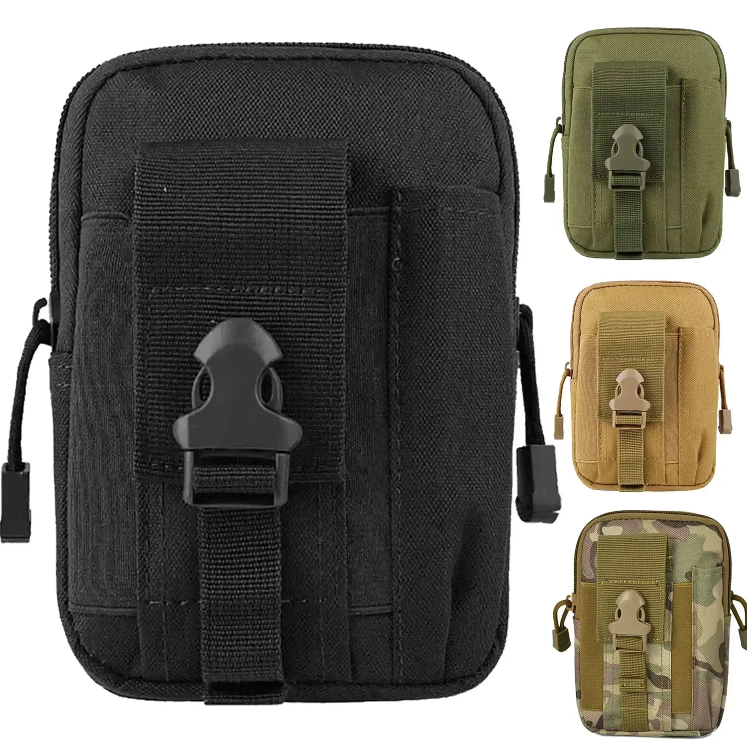 ​ ​ Marsupio mimetico militare da uomo - Borsa da gamba multifunzionale per locomotiva da equitazione Borsa da cintura sportiva portatile per attività all'aperto ​