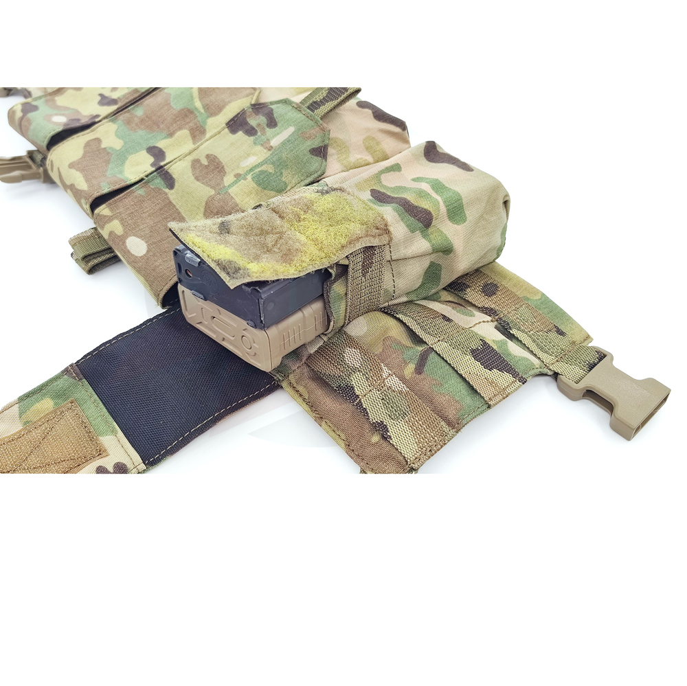 Patrulha tática de reconhecimento leve cuádrupla pendurada no peito 7,62/5,56/5,45