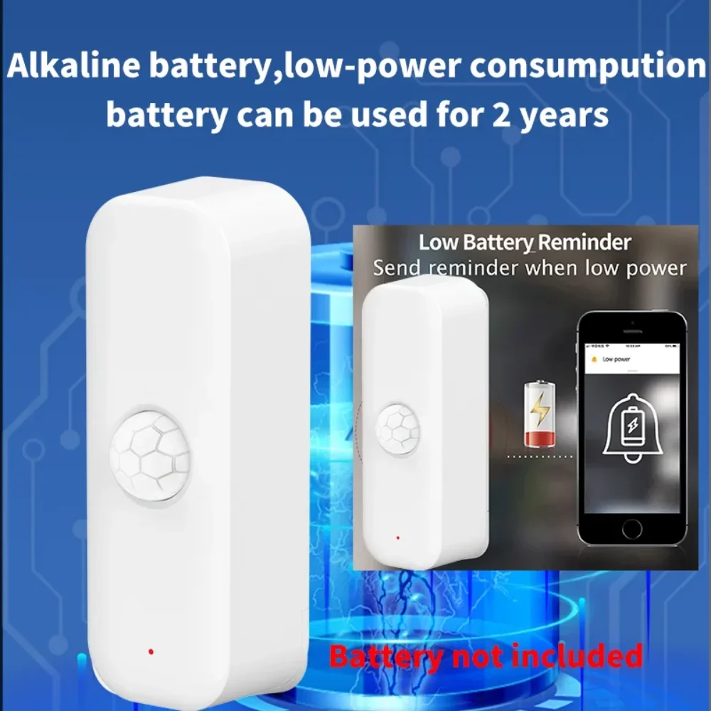 Tuya Wifi Bewegingssensor Pir Smart Human Body Home Inbreker Sensor App Afstandsbediening Slim Leven Voor Smart Home Work Met Alexa