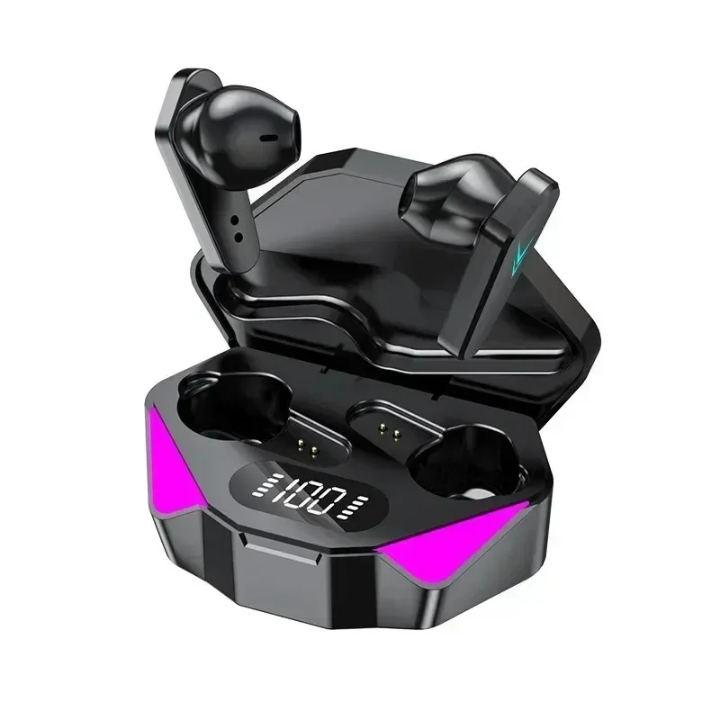 NUOVI X15 TWS Auricolari Bluetooth Wireless Gamer Cuffie 65ms Auricolari a bassa latenza Fone Auricolare Gamer con microfono Vivavoce