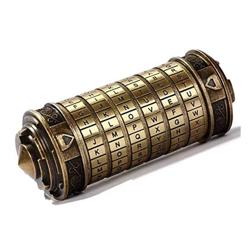Кодовый замок Cryptex Da Vinci со скрытым отделением для денег, кольца, ювелирные изделия, интересные креативные романтические подарки-сюрпризы
