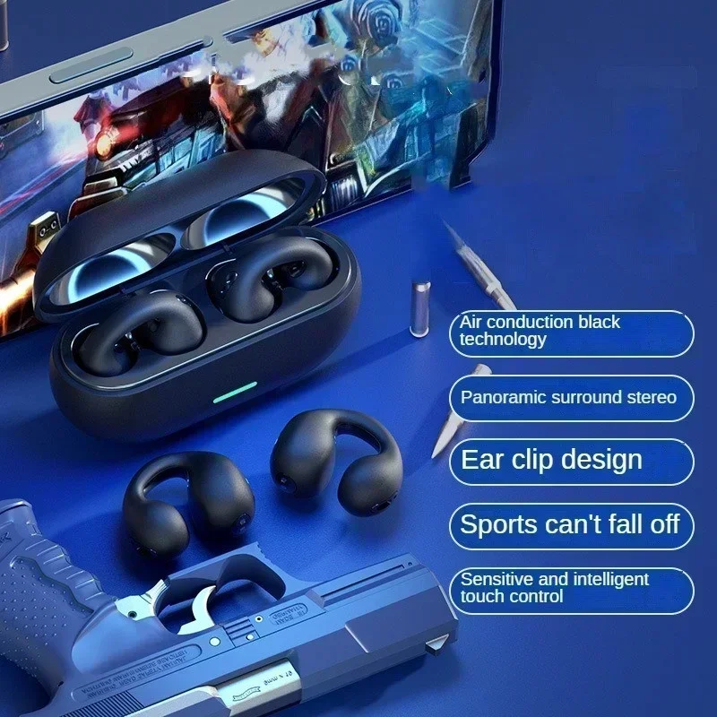 Nuevo Original T75 conducción ósea auriculares inalámbricos Bluetooth 5,3 auriculares deportivos calidad de sonido HiFi auriculares TWS impermeables