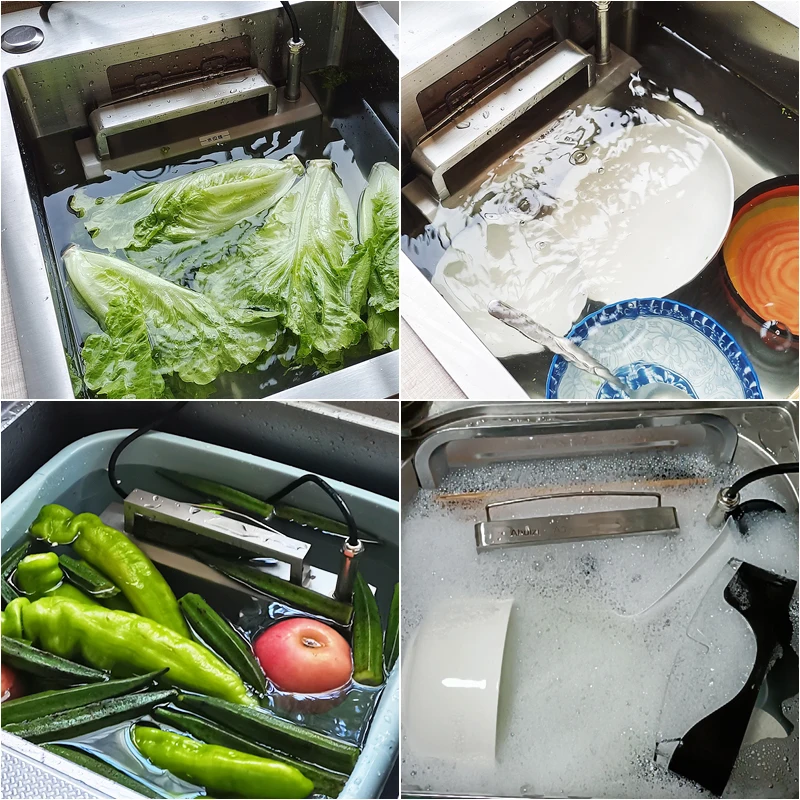 自動超音波食器洗い機,小型,自立型,設置なし,ポータブル,新品,110v,220v