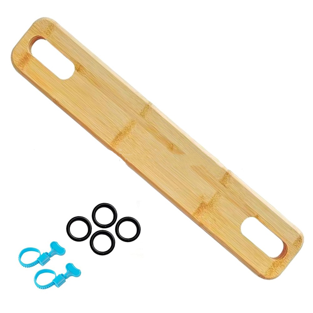 Регулируемая подставка для стульчика, стабильный дизайн, деревянный материал, детские стульчики для кормления, педаль, нескользящий аксессуар для стульчика длиной 50 см