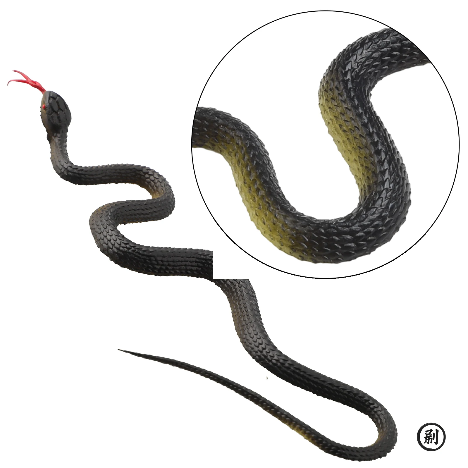 45 ซม.ปลอมสมจริงของเล่นยางงูจําลอง Anaconda น่ากลัวฮาโลวีน Scare นก Props Prank Trick ของเล่นอุปกรณ์เสริม