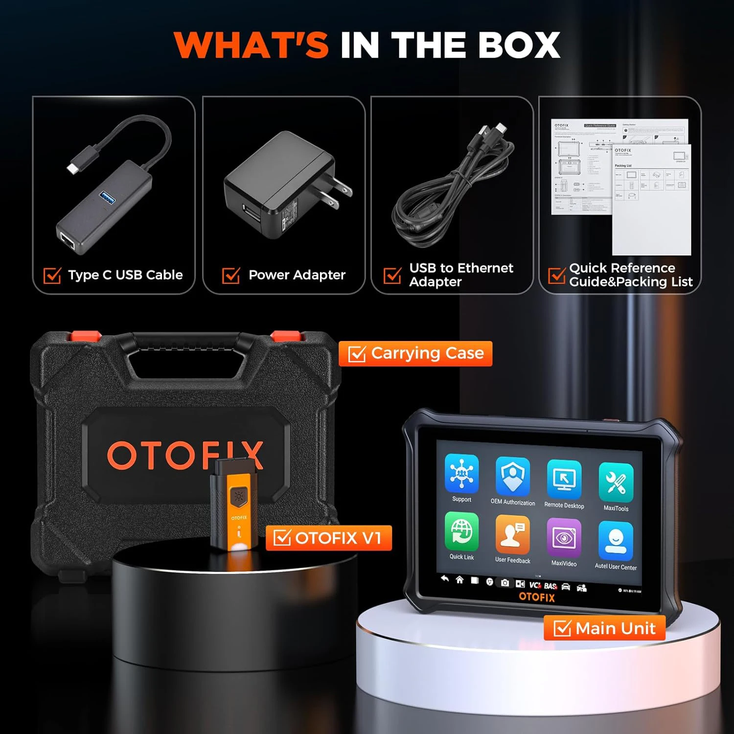 OTOFIX D1 Lite Kfz-OBD2-Scanner, 2-Jahres-Update, bidirektionale Steuerung, alle Systemdiagnose-Scan-Tools FCA SGW CAN FD & DoIP