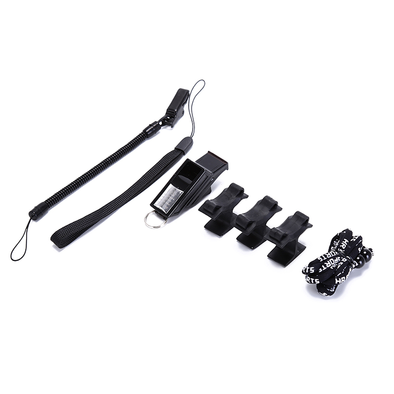 1 Pc Referee Whistle Gold / Silver Big Sound Whistle Seedless Plastic Whistle Professional Soccer Basketball Whistle