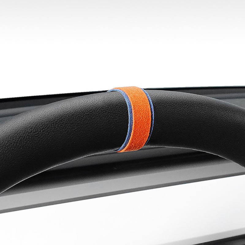 Stuurwiel midden decoratieve sticker auto stuurwiel top marker middenlijn rode markering super suède decoratie accessoire