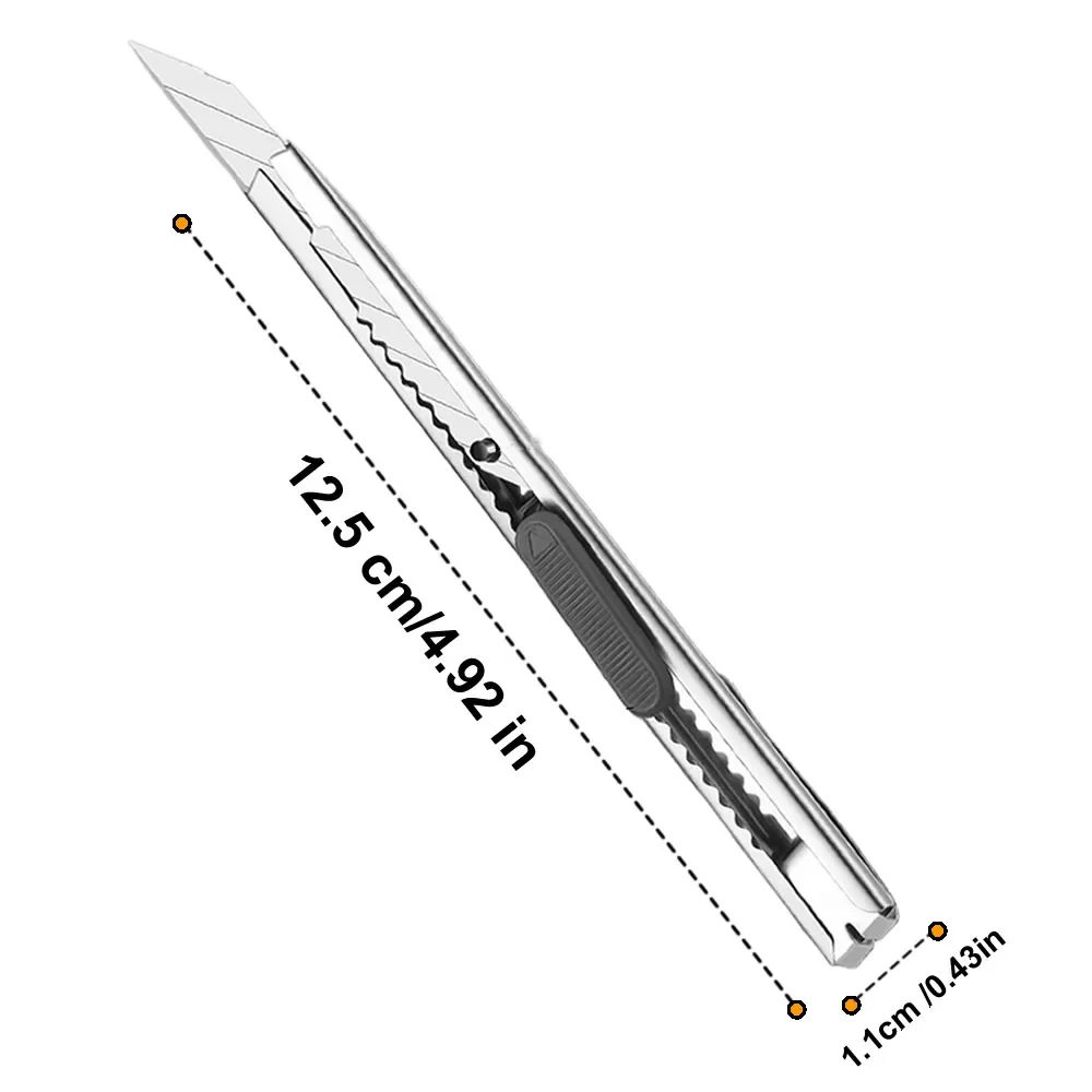 1/5/10 pezzi coltello multiuso in acciaio inossidabile scatola per taglio carta taglierina kit di strumenti lame antiscivolo coltello per unboxing strumenti per intaglio artigianale