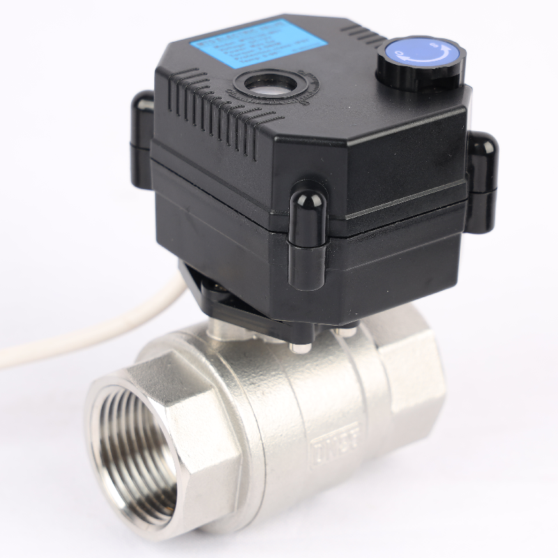 1inch 2 Way Ss 12v 24v Dc Automatic Mini Electric Motorized Control Ball Valve Actuator