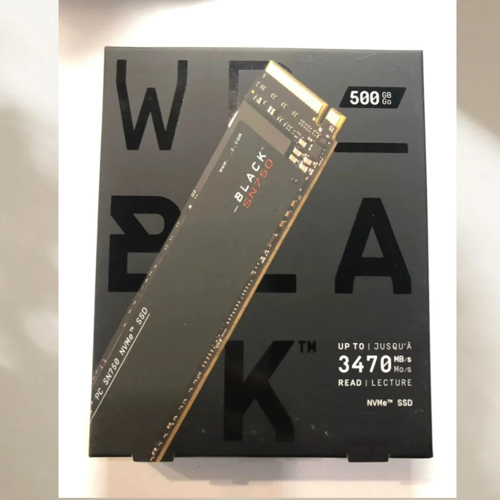 Original para WD Western Digital SN750 SN770 SSD interno 250GB 1TB 500GB 2TB NVMe M.2 2280 PCIe 3,0 4,0 X4 para ordenador portátil de juegos
