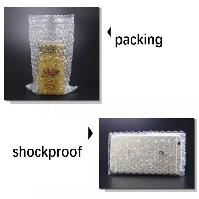 50/100 pces 10x20cm bolha mailers para pequenos sacos de transporte cor branca à prova de choque embalagem envoltório envelope mailing atacado