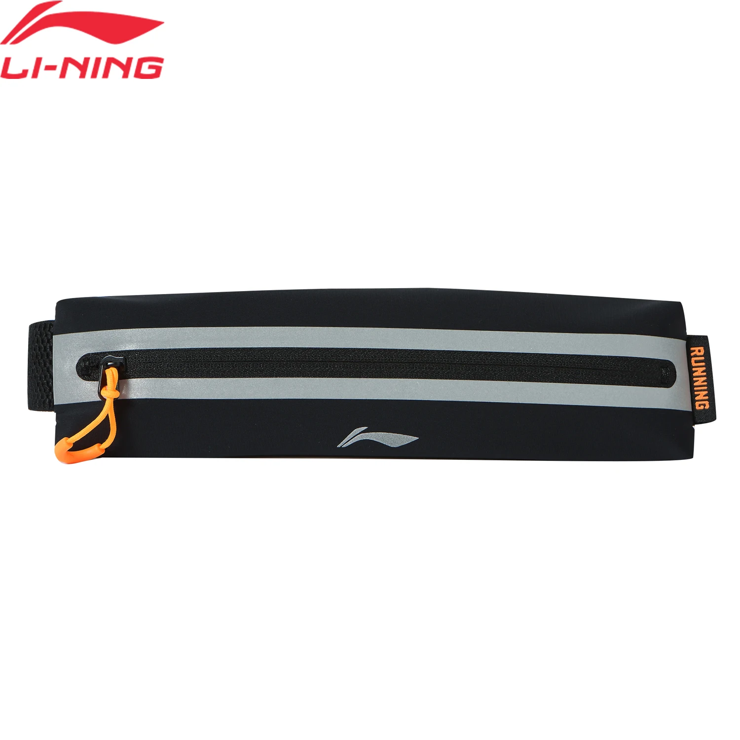 Li-Ning унисекс поясная сумка для бега 100% полиэстер 235*10*55 мм подкладка для мужчин и женщин регулируемая светоотражающая поясная сумка для бега ABLV013
