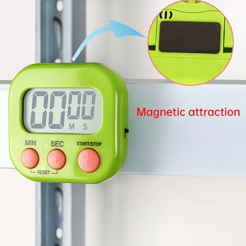 Küchen timer magnetischer LCD digitaler Countdown-Timer Kocht imer Wecker Home Küchen zubehör