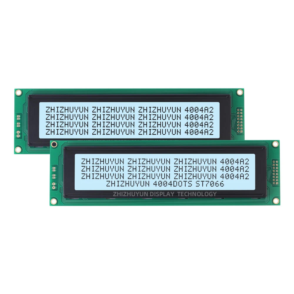 Película verde amarilla 40X4 4004 4004A2 módulo LCD de caracteres pantalla LCM puerto paralelo SPLC780D HD44780 con retroiluminación LED