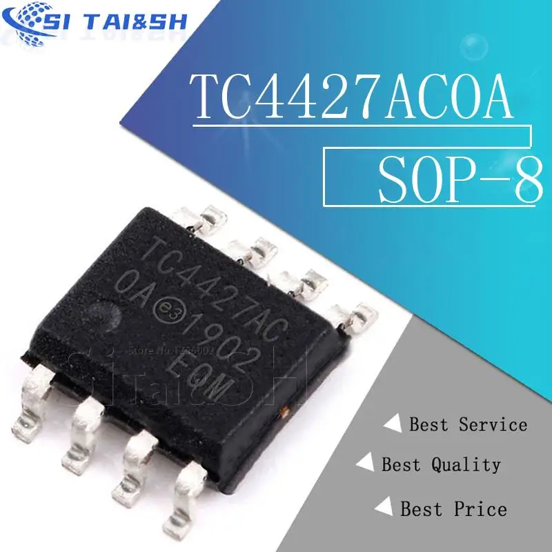 5 PZ TC4427ACOA TC4427 TC4427AEOA TC4427A Guscio impermeabile