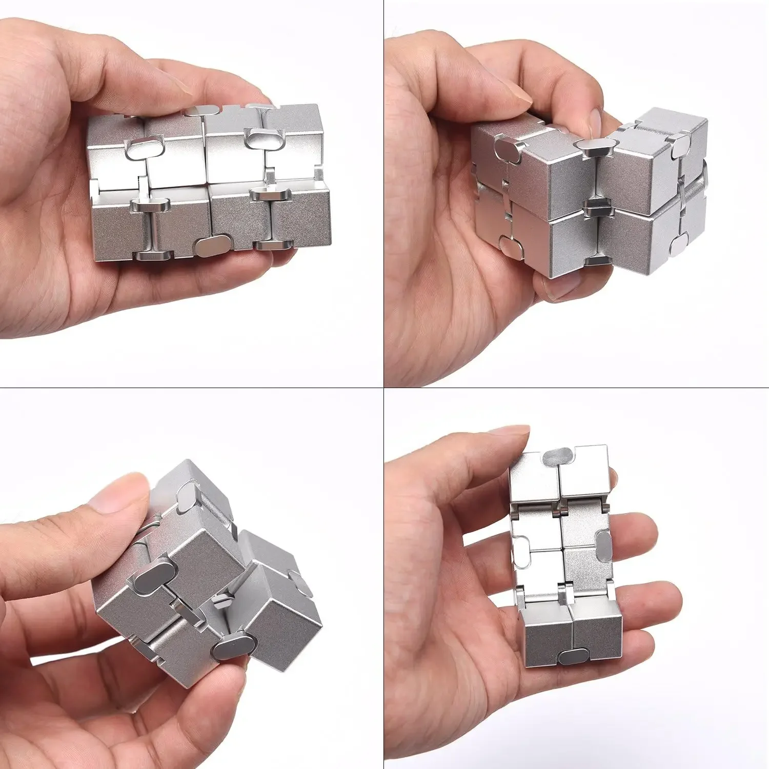 ของเล่น Fidget Finger - Infinity Cube Prime เพื่อบรรเทาความเครียดและความวิตกกังวล ของขวัญทางประสาทสัมผัสที่ทนทานเป็นพิเศษสําหรับผู้ใหญ่และวัยรุ่น