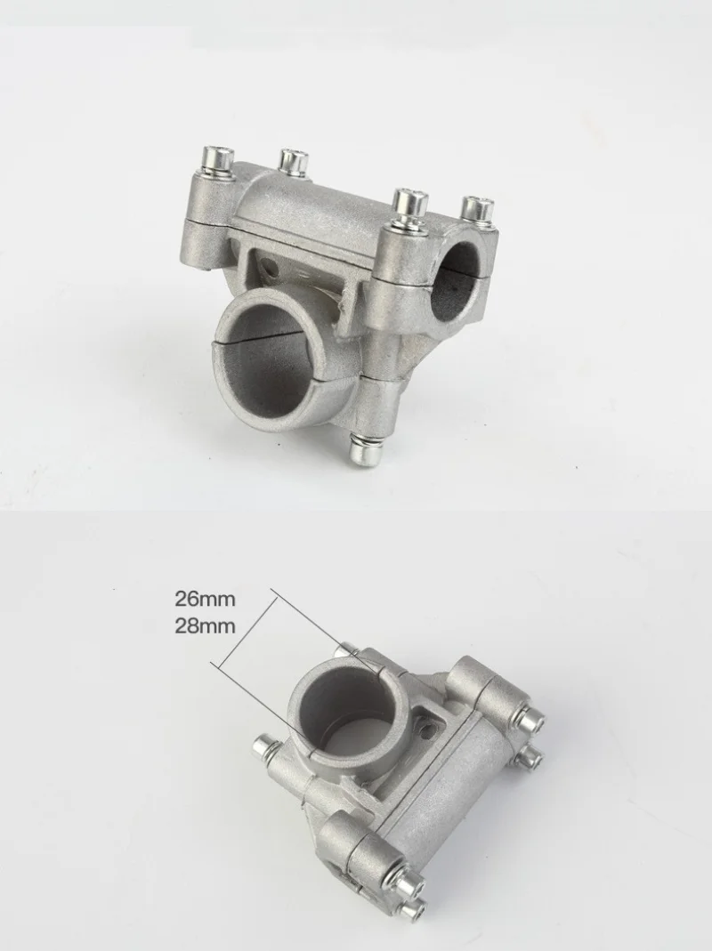 Replacement Aluminum 26/28mm Handle Bracket Clamp Handle Holder For Grass Trimmer Brush Cutter Lawn Mower Part