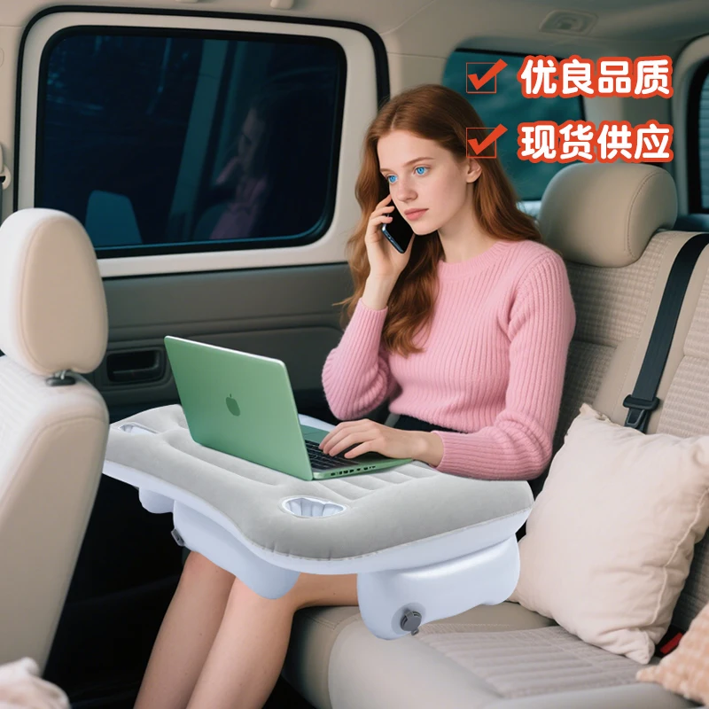 Multi-functional Car Mattress Pillow For Sleep, Read, Eat, Put on Your Lap Play Notebook Laptop Arm Rest For Outdoor
