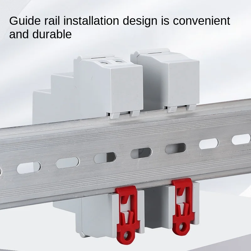Din Rail type Power indicator light LED signal light 220v 24v Distribution box Thin Style 1P Warning lights red green Display