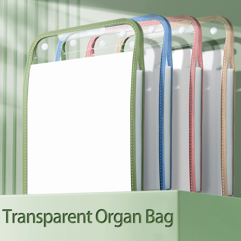 Bolsa organizadora Vertical portátil de 13 rejillas, tamaño A4, carpetas de acordeón, archivo expandible de plástico de 13 bolsillos para papel de prueba de estudiantes, 1 ud.