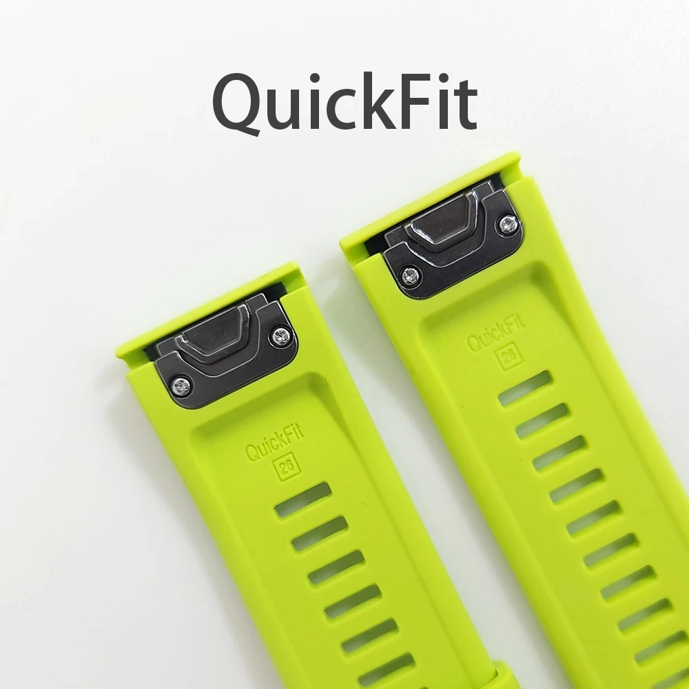 QuickFit 22 มม.26 มม.สําหรับ Garmin Epix Gen 2 ซิลิโคนสําหรับ Garmin Fenix 7 7X 5 Plus 6XPro Enduro 2 สร้อยข้อมือ