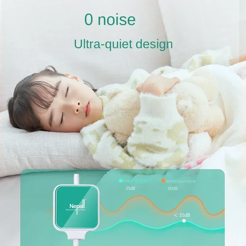 Mini Máy Bơm Oxy Bể Cá Oxy Hồ Cá Bơm Cực Máy Sục Khí Hộ Gia Đình Nhỏ Oxy Bơm Máy Bơm Oxy