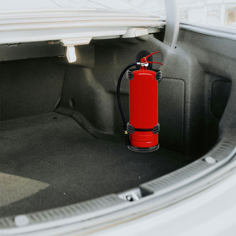 2PCS Fire Holder for Car Trunk Car Fire Extinguisher Mounting System Mounting Bracket Plastic Vehicle Safety Essential