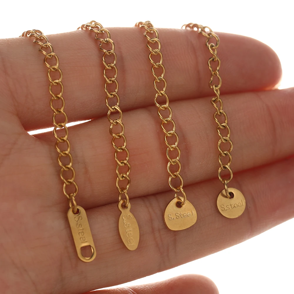 10 stuks roestvrijstalen verlenging verlengde staartkettingen kreeft sluitingen connectoren DIY sieraden maken bevindingen armband kettingen