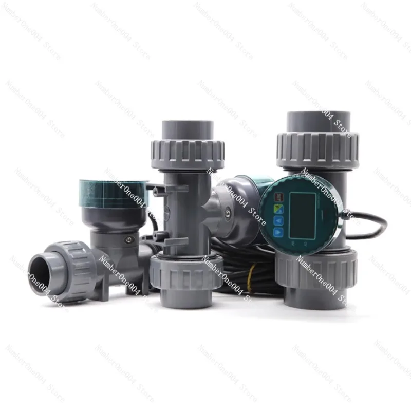 Flowmeter Air Digital Cerdas Diameter Pipa Besar Transmisi 485 Pipa Cairan Flowmeter Air Digital Tahan