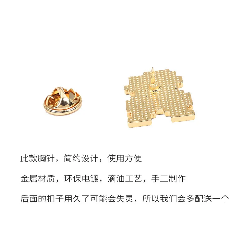 Broche de Super Mario, bonito Pin de aleación, broches de punto, bolso, Pin de solapa, insignia de dibujos animados, decoración para mochila, accesorios de regalo de cumpleaños para niños