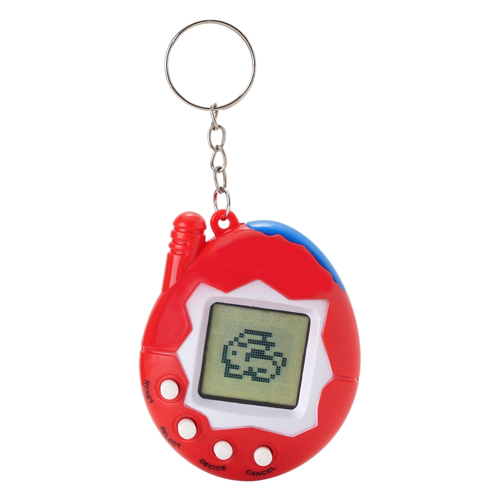 2 pacotes de chaveiro de jogo de bolso digital estilo Tamagotchi Virtual Pet - LCD para crianças, mini presente de brinquedo eletrônico retrô