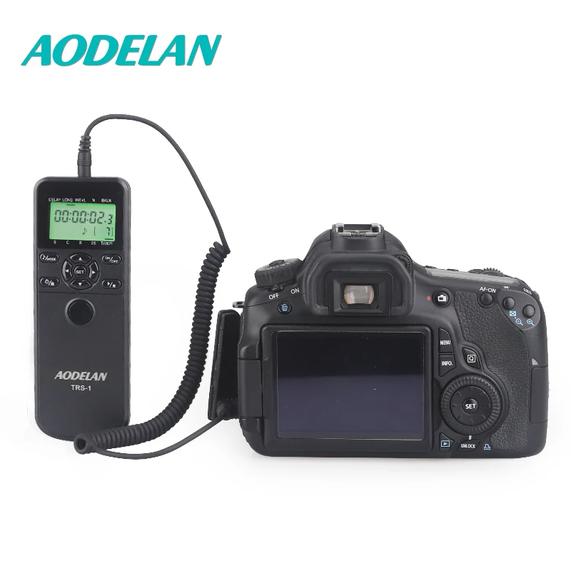 AODELAN temporizador de intervalo de lapso de tiempo mando con Control remoto para Canon Nikon Sony Panasonic Olympus Fijifilm Contax